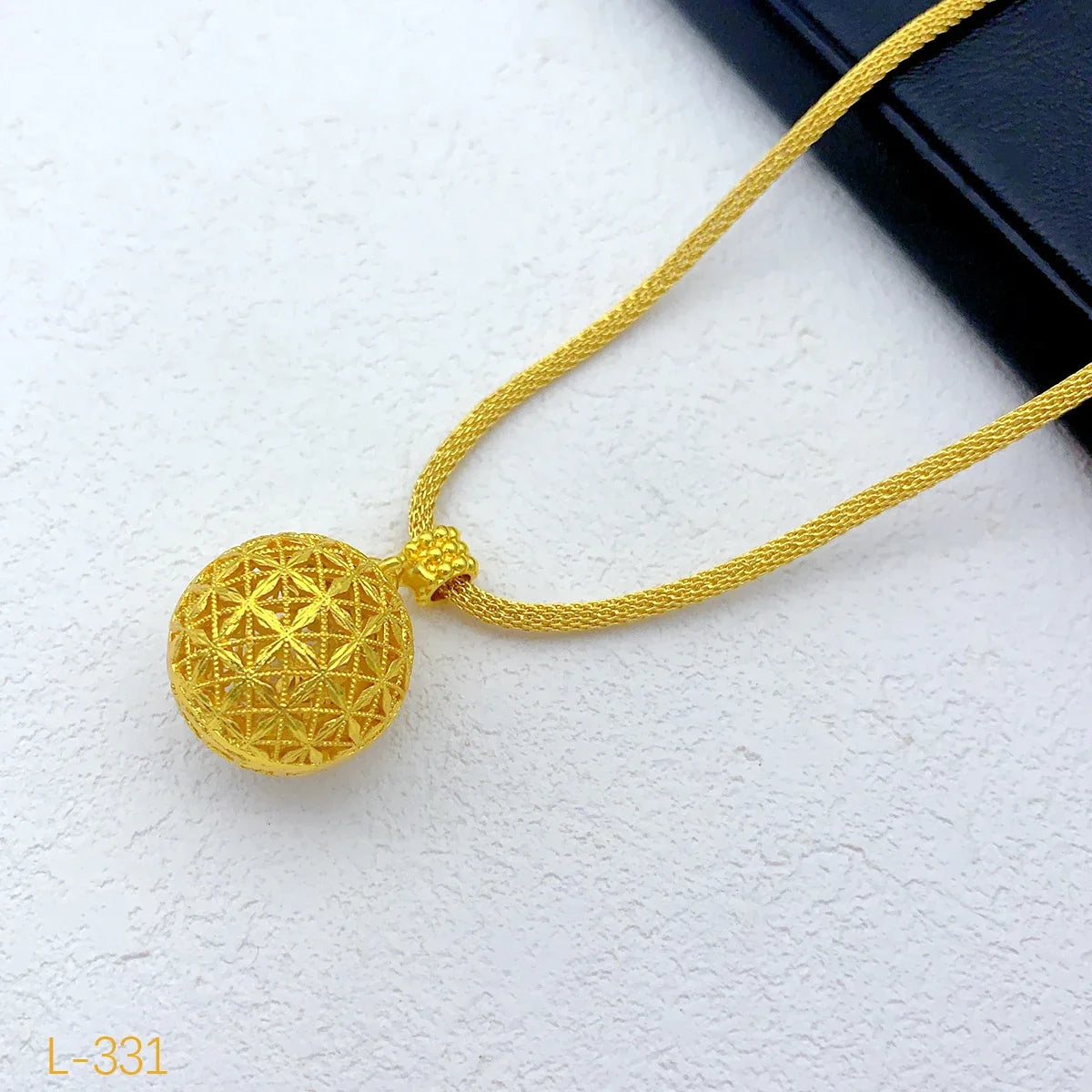 MADLIN Ball 24k Gold Necklace Earrings Sets Nigerian Wedding Party Gifts