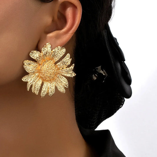 Luxe Sunflower Earrings