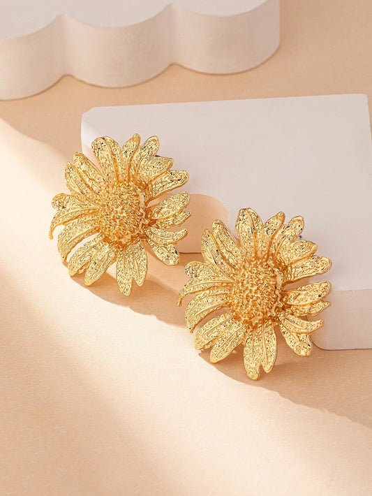 Luxe Sunflower Earrings